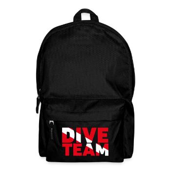 Dive Team. Perfect design for your diving team. - Backpack - black - Front
