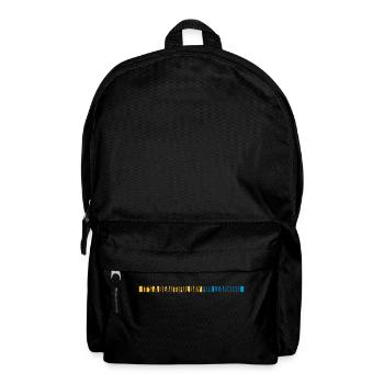 beautiful day for learning - Rucksack - Schwarz - Vorne