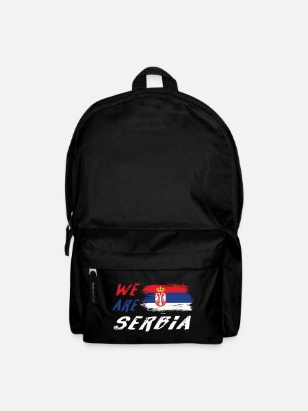 Wir sind Serbien - Rucksack - Schwarz