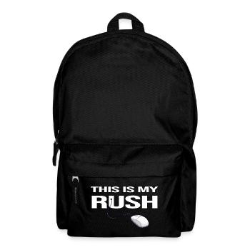 gamer nerds online gameplay rush zocker community - Rucksack - Schwarz - Vorne