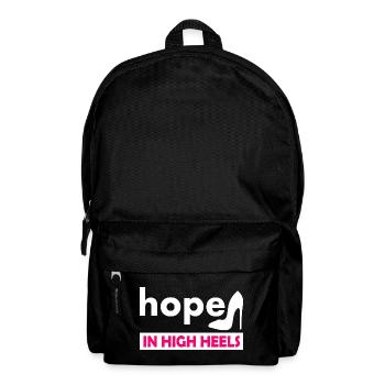 hope in high heels - Rucksack - Schwarz - Vorne