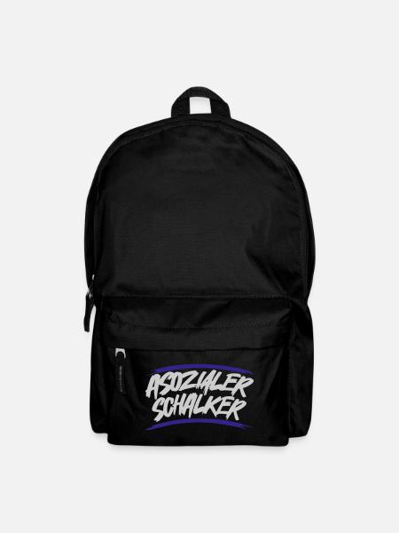 Asozialer Schalker | Gelsenkirchen Schalke - Rucksack - Schwarz