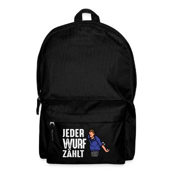 Boule Spruch Kugeln für Bouler Boccia Spiel - Rucksack - Schwarz - Vorne
