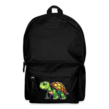 Cute Turtle - Backpack - black - Front
