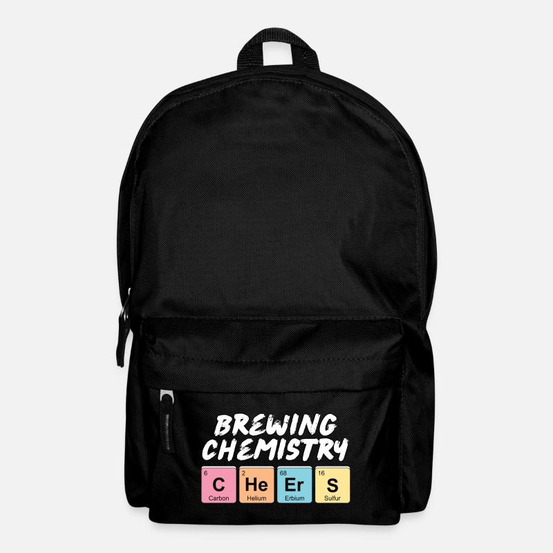 Lustige Inschrift mit den Namen chemischer Elemente - Rucksack - Schwarz