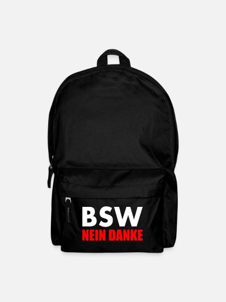 Bsw nein danke - Rucksack - Schwarz