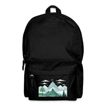 Gebirge - Rucksack - Schwarz - Vorne