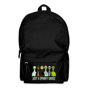 Just A Spooky Goose Halloween Vibes - Backpack - black - Front