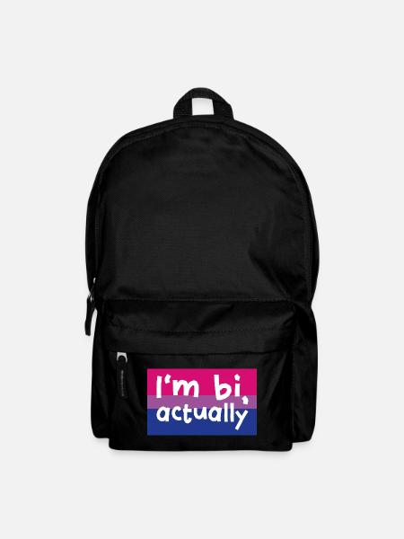 BI Bisexuell FLagge Quote Pride Flag Design CSD - Rucksack - Schwarz