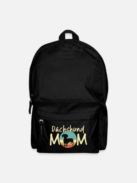 Teckel Lune Mère Design - Sac à dos - noir