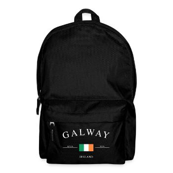 Galway Ireland – Holiday Souvenir &amp; Gift - Backpack - black - Front
