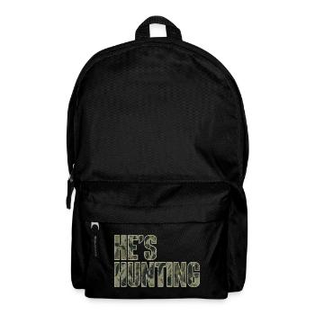 He's Hunting Wife Of A Proud Hunter - Backpack - black - Front