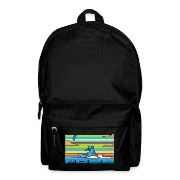 Le kitesurf - Sac à dos - noir - Devant