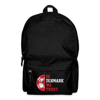 In Denmark we trust - Rucksack - Schwarz - Vorne