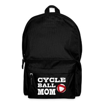 Radball, Radballer, Hallenradsport, Mom, Cycleball - Rucksack - Schwarz - Vorne