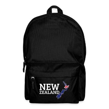 New Zealand Cool New Zealander Flag - Backpack - black - Front
