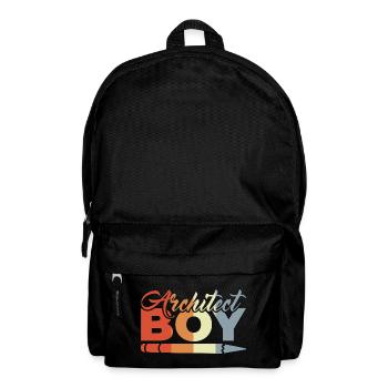 Funny Architect Kid - Backpack - black - Front