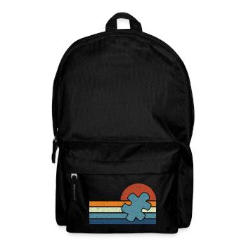 Vintage Autism Sunset - Rucksack - Schwarz - Vorne