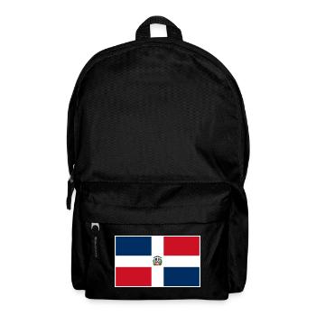 Dominican Republic Flag Classic Frame - Rucksack - Schwarz - Vorne