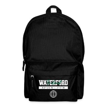 Waterford Irland Koordinaten Reise Souvenir - Rucksack - Schwarz - Vorne