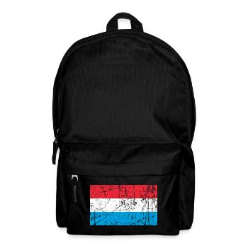 Luxemburg Luxemburg Luxemburg Fahne Flagge - Rucksack - Schwarz - Vorne