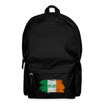 Irlande Vintage Drapeau / Cadeau Belfast Dublin - Sac à dos - noir - Devant