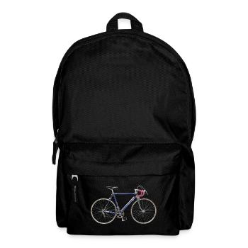 Rennrad 50er Jahre - Rucksack - Schwarz - Vorne