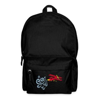 Vintage airplane - Backpack - black - Front