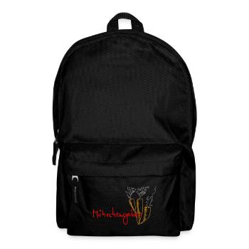 Möhrchengeber - Rucksack - Schwarz - Vorne