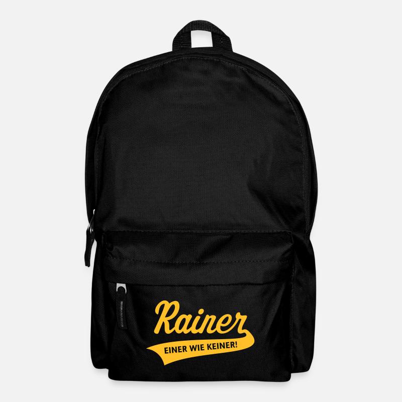 Rainer – Einer Wie Keiner! (Vorname / Name) - Rucksack - Schwarz