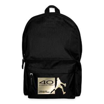 40 Jahre jung Tennisspieler - Rucksack - Schwarz - Vorne