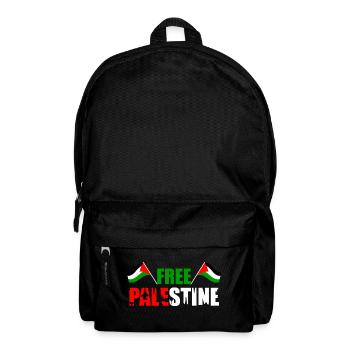 Free Palestine Support & Gaza Freedom Vintage - Backpack - black - Front