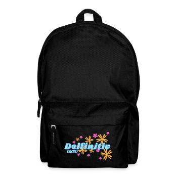 Delfinitiv (nicht) - Rucksack - Schwarz - Vorne