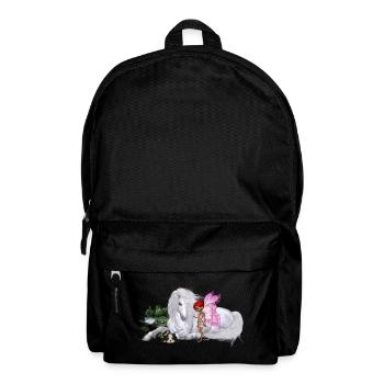 Merveilleuse licorne avec fée - Sac à dos - noir - Devant