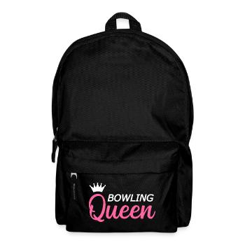 Bowling Kegeln - Rucksack - Schwarz - Vorne