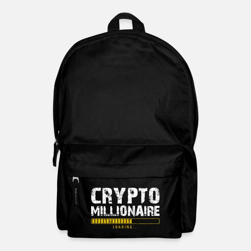 Krypto-Millionär - Rucksack - Schwarz