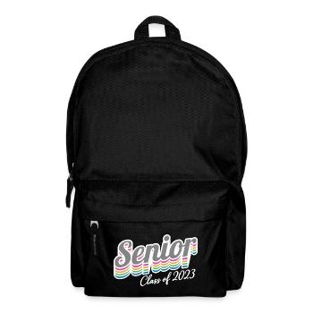 Senior Class Of 2023 Retro Graduation Party Geschenk - Rucksack - Schwarz - Vorne