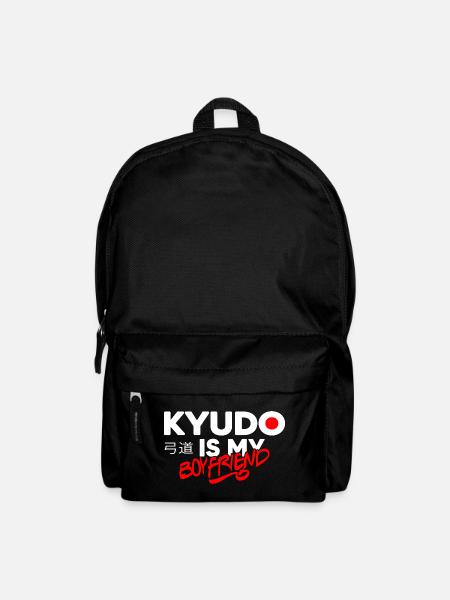 kyudo kyudo maître japonais arc art kanji - Sac à dos - noir
