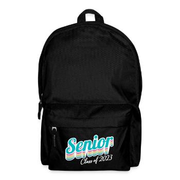 Senior Class Of 2023 Retro Graduation Party Geschenk - Rucksack - Schwarz - Vorne