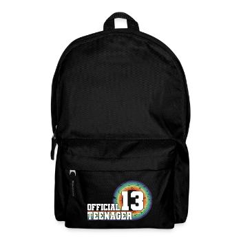 Adolescent officiel 13, cadeau cool 13e anniversaire - Sac à dos - noir - Devant
