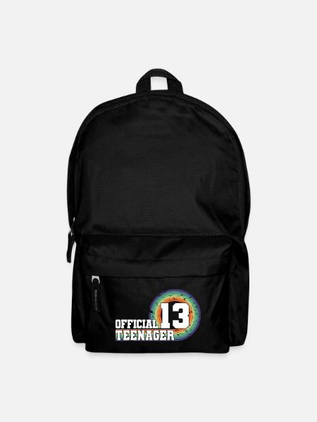 Offizieller Teenager 13, cooles Geschenk zum 13. Geburtstag - Rucksack - Schwarz