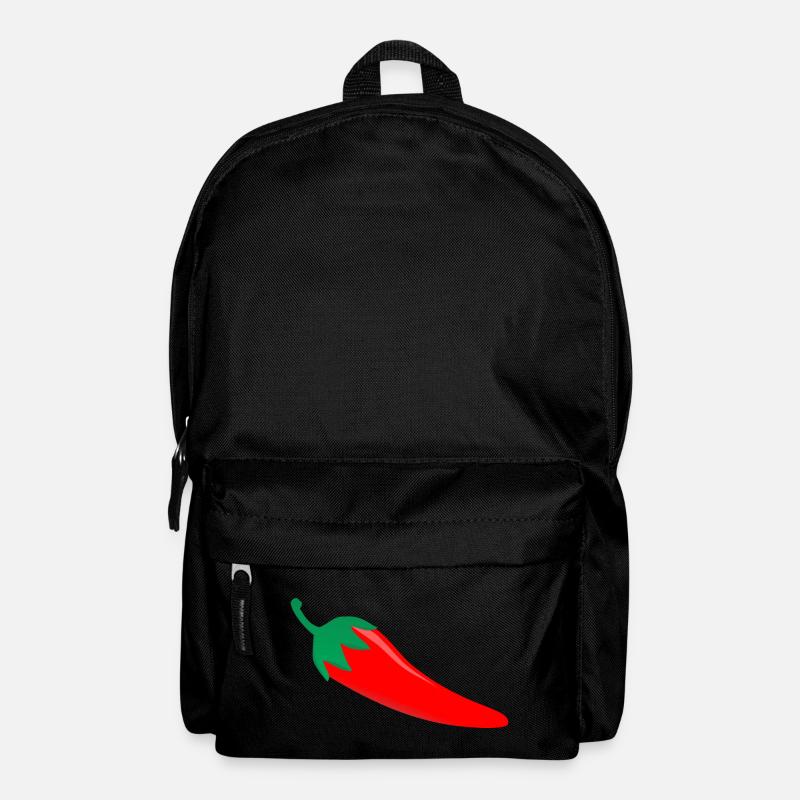 Funny Hot Chilli tshirt - Backpack - black