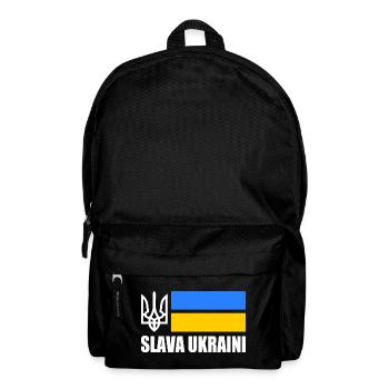 Ukraine flagge - Rucksack - Schwarz - Vorne