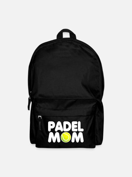 Padel Geschenk für Mütter, die Padel spielen - Rucksack - Schwarz