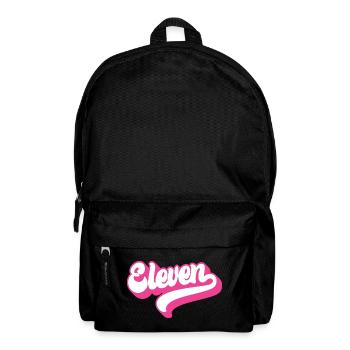 Eleven 11. Geburtstag für Mädchen im Alter von 11 Jahren - Rucksack - Schwarz - Vorne