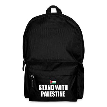 I stand with palestine - Backpack - black - Front