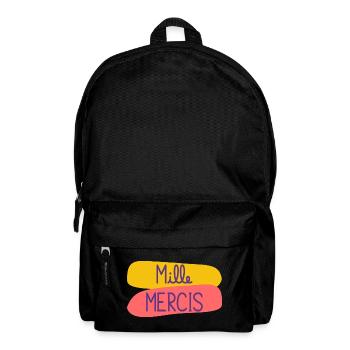MISTRESS. MASTER. THANK YOU. THANK YOU MISTRESS - Backpack - black - Front