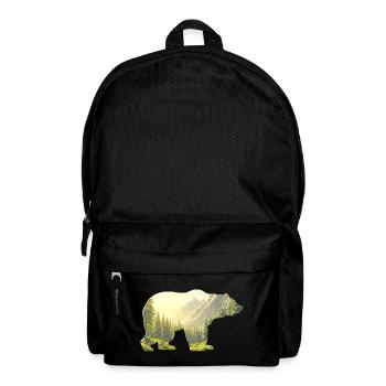Bear 🐻 - Backpack - black - Front