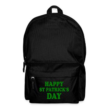 happy st patrick's day - Backpack - black - Front