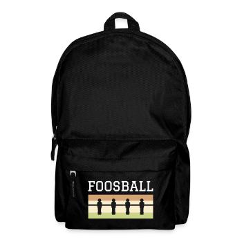 Foosball retro - Backpack - black - Front